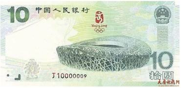 2008奥运钞——历史的铭记