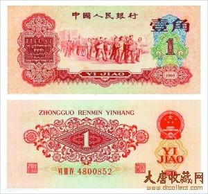 1960年枣红1角价格高昂的原因探讨
