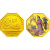 2000年中国古典文学名著红楼梦1/2盎司八边形彩金币 宝玉赋诗