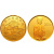 2004年中国石窟艺术(麦积山)1/2盎司本金币