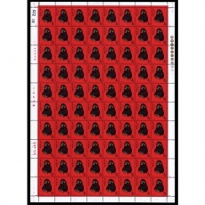 1980年生肖邮票猴整版（T46）第一轮生肖猴整版票