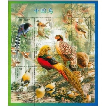 2008-4T《中国鸟》特种小版