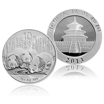 2013年熊猫1盎司银币 2013银猫