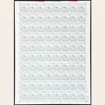 1987年生肖邮票兔整版（T112）第一轮生肖兔整版票