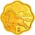 2014馬年金銀幣 梅花形1/2盎司本金幣