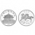 2002年壬午马年 金银纪念币1公斤圆形银币