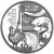 中国-法国建交50周年1/4盎司银币纪念币