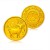 2015年羊年本色金银纪念币 1/10盎司圆形金币+1盎司圆形银币