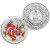2012中国壬辰（龙）年圆形彩色1盎司银币