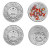 2012年中国壬辰龙年生肖彩银/本银1盎司套币