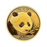 2018年熊猫金币纪念币 熊猫金银币 30克金币