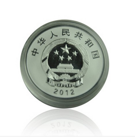 2012年中国人民解放军海军航母辽宁舰1盎司本银币