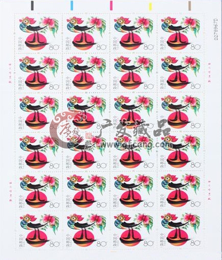 生肖“鸡”整版邮票  