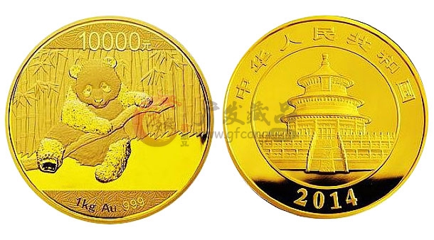 2014年熊猫金币1公斤