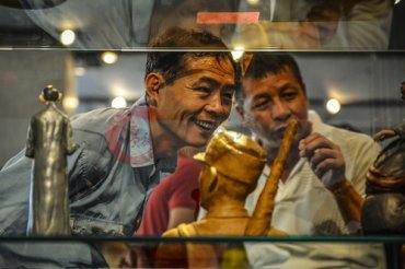 第九屆員工文化藝術節——員工手工藝品、收藏品展在天津港博覽館開展
