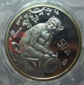 猴年5盎司銀幣升值了，你知道嗎