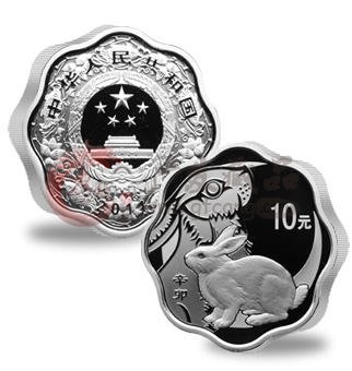 2011年兔年梅花金銀幣別具匠心的金銀幣