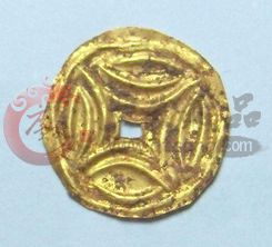文物出土金幣的情況