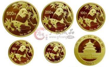 2007年熊猫金币的市场扩大，前景看好