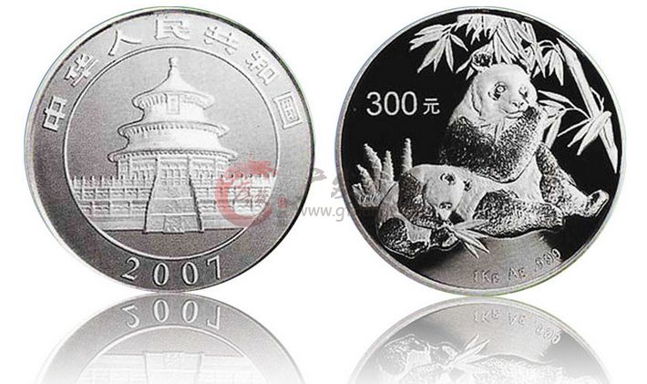 值得收藏的2007年1公斤熊猫银币