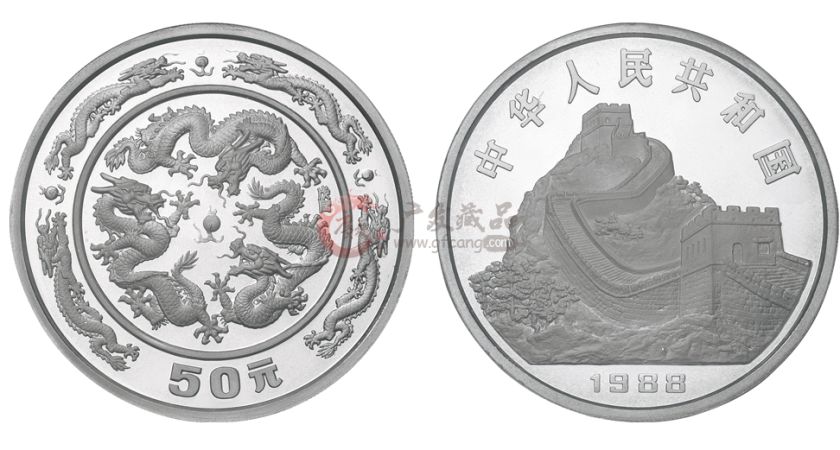龍年5盎司銀幣收藏淺析