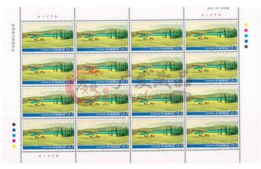 喀纳斯自然保护区大版邮票赏析