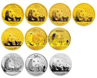 深入走进熊猫金银币