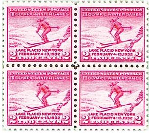 世界首枚冬奥会邮票
