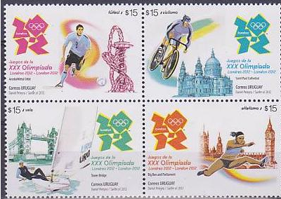 伦敦奥运会纪念邮票