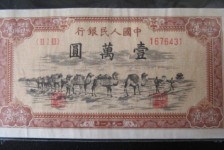 1951年骆驼队纸币代价几多钱？