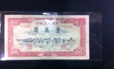 1951年骆驼队纸币真伪鉴别方法