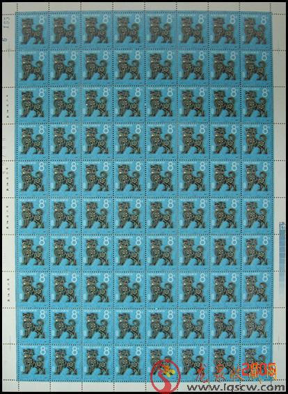 1982年狗版邮票大版