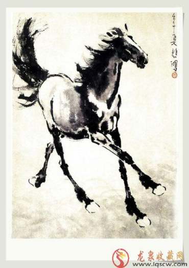 徐悲鸿《奔马》邮票再现成都