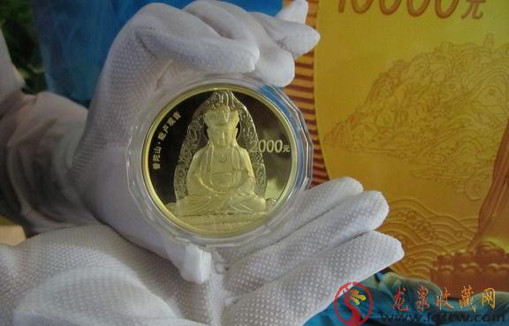 普陀山5盎司金币