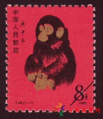 猴年四方连邮票目前什么价格