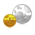 探月落月金银币发行量稀少，近期价格持续暴涨