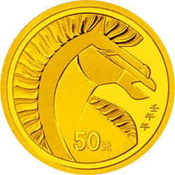 2002生肖马年1/10盎司纪念金币