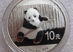 2014版熊猫金银币或会因为金价下跌影响价格