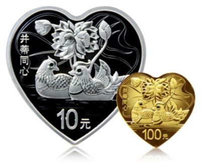 吉祥文化心形金银币受到市场欢迎，其背后的优势都有哪些？