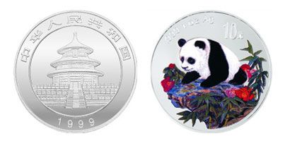 5盎司中國古代名畫虢國夫人游春圖彩色銀幣1999年版收藏價值高不高