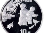 12盎司古代名畫之冬日嬰戲圖銀幣制作工藝有什么獨特地方