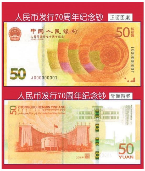 人民币发行70周年纪念钞改号解析