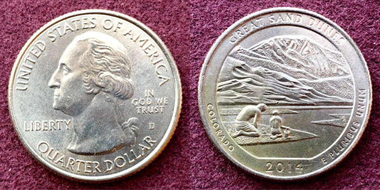 华盛顿自由女神一美元硬币美元硬币品种