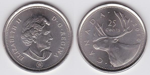 加拿大硬币25分最新收藏价值