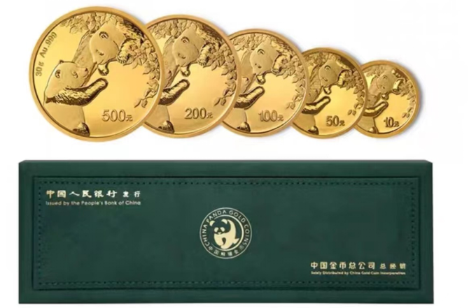 熊猫金币历年价目表图片