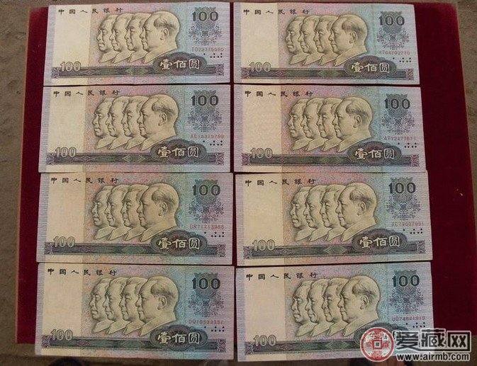 1990年100元人民币的行情低迷持续时间长