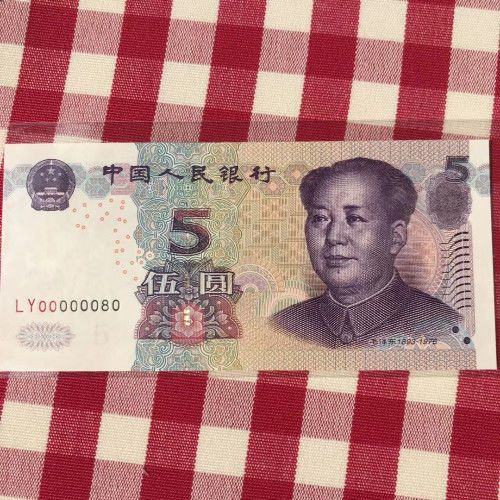 2005年5元纸币图片